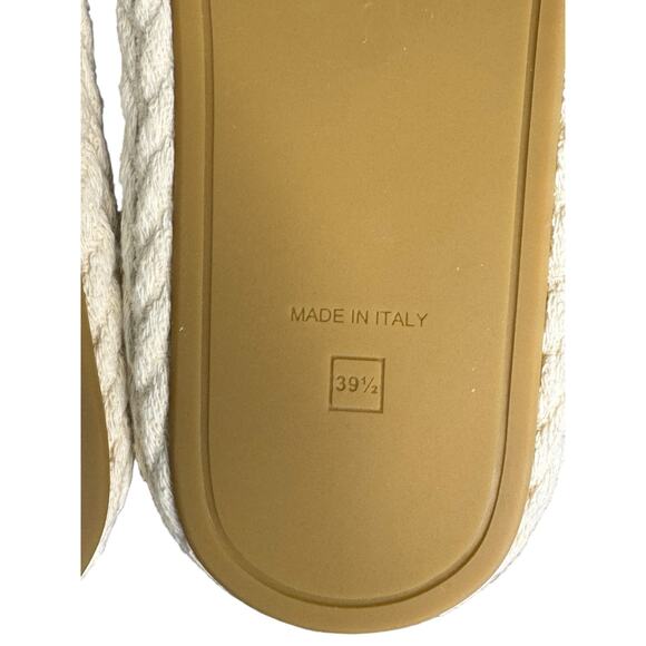 Fendi NIB Feel Knot Slide Sandal in Natural Size 39.5 - Picture 10 of 13